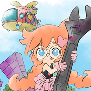 Penny and her giant wrench