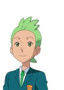 Cilan in his school uniform