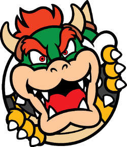 Paper Bowser Icon, Super Mario Iconpack