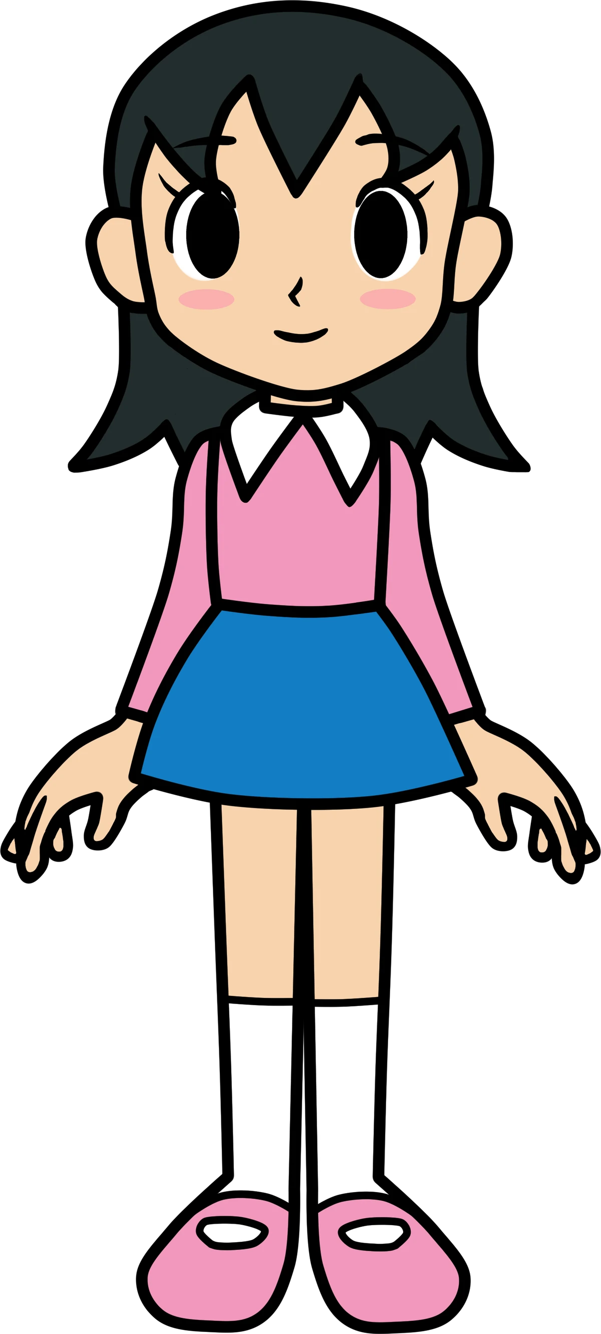 Shizuka  Shizuka Minamoto/Gallery/Hair down | Paper Shin a.k.a Keroro