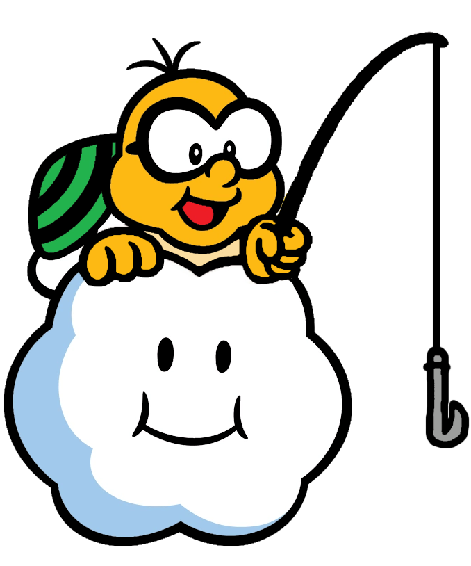 Fishin' Lakitu - Super Mario Wiki, the Mario encyclopedia