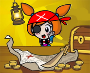 pirate ana and her treasure map
