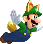 Raccoon Luigi - New Super Mario Bros 2