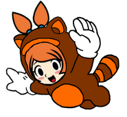 Tanooki Ana flying 2