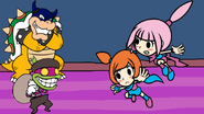 Kat & Ana Fighting Popple & Rookie In Kat & Ana Ninjastar Saga