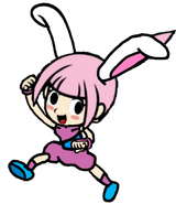 Bunny Kat jumping