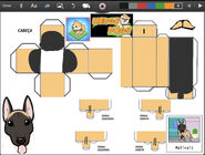 Merge Dogs papercraft Malinois