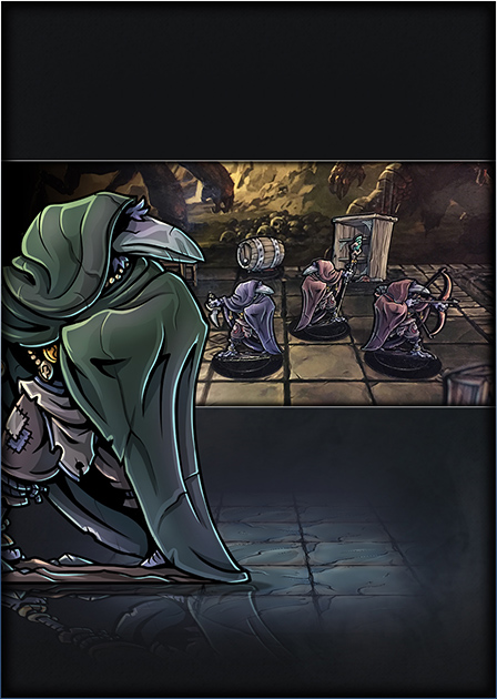 Kenku - Rogue - 01 mini (Printable Heroes, Kenku - Set 01