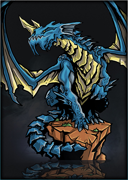 dragon-young-blue-mini-printable-heroes-patreon-papercraft