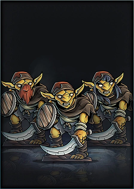 Goblin - Warrior - 03 mini (Printable Heroes, Patreon) | Papercraft Gaming Wiki | Fandom