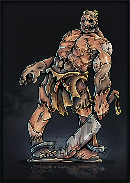 Golem Flesh 01 Mini Printable Heroes Patreon Papercraft Gaming golem-flesh-01-mini-printable-heroes-patreon-papercraft-gaming