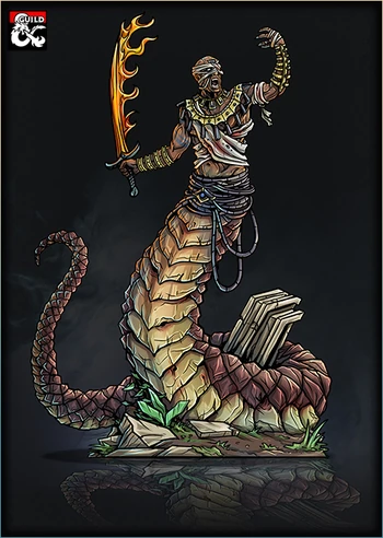 Ras Nsi mini (Printable Heroes, Patreon) | Papercraft Gaming Wiki | Fandom