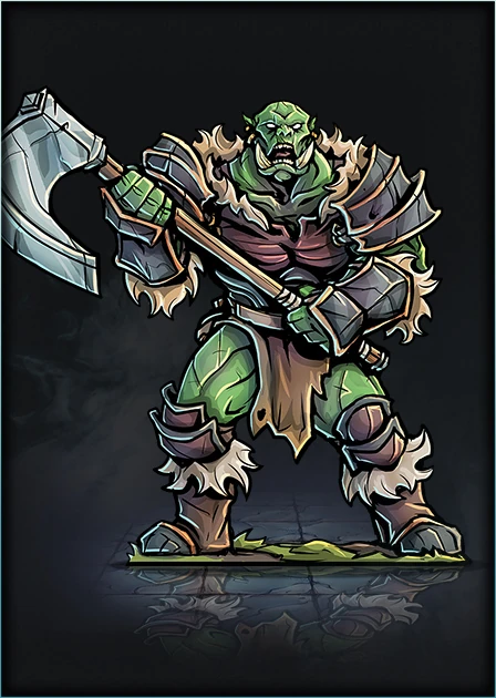 Orc Warrior 01 Mini Printable Heroes Orc Warband Papercraft Orc Warrior 01 Mini Printable Heroes Orc Warband Papercraft