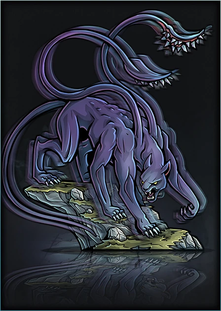 дисплейсер бист днд. Displacer beast днд. дисплейсер бист.