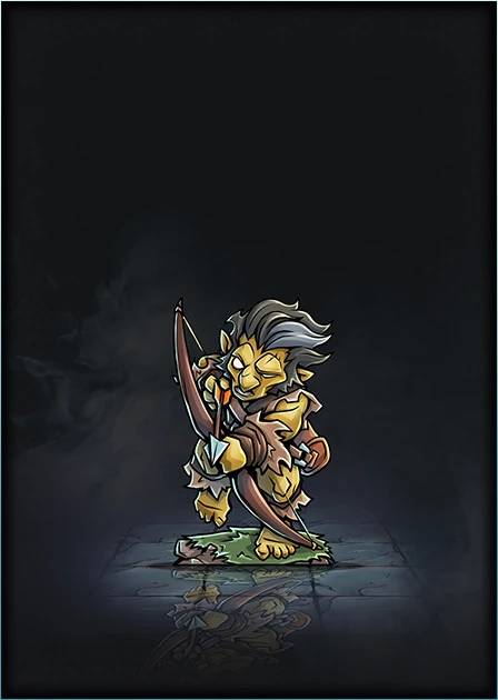 Goblin - Archer - 01 mini (Printable Heroes, Goblins - Set 01) | Papercraft Gaming Wiki | Fandom