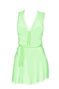 green emerald velvet dress Louise Dress - 4