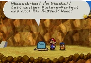A Whacka from Paper Mario.