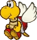 A Paratroopa sprite from Sticker Star.
