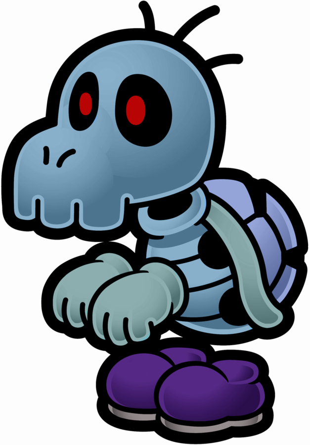Dark Bones are the most powerful type of Dry Bones in Paper Mario: The Thou...