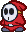 A Shy Guy sprite from Paper Mario.