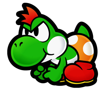 Paper Shin A - Super Mario Yoshi Egg, HD Png Download