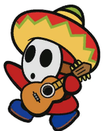 photo Shy Guy Paper Mario Coloring Pages sombrero guy paper mario wiki fandom