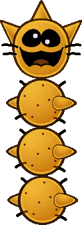 A Pokey from Paper Mario: The Thousand-Year Door.