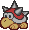 A Spiny sprite from Paper Mario.