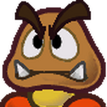 Goomba Paper Mario Wiki Fandom After you thrash the goomba king and his servants, red goomba and blue goomba, they retreat to inside his fort. goomba paper mario wiki fandom