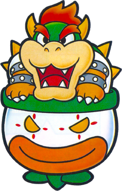 Paper Bowser - Super Mario Wiki, the Mario encyclopedia