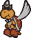 A Paratroopa sprite from Paper Mario.