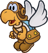 Beta sprite from Super Paper Mario
