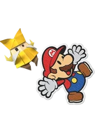 Mario & Olivia startled.