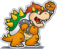 Paper Bowser from Mario & Luigi: Paper Jam