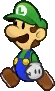 Luigi from Paper Mario: Sticker Star.