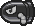 A Bullet Bill Sprite from Paper Mario.