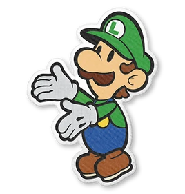 Luigi origami king