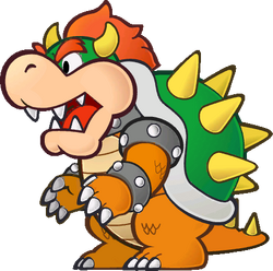 Paper Bowser - Super Mario Wiki, the Mario encyclopedia