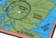 La mappa del territorio nella prima tavola di L'ultimo del clan de' Paperoni