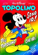 Copertina numero 1702, il primo edito da Walt Disney Italia