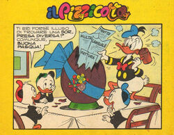 Vignetta umoristica di Carpi per Pasqua 1983