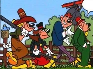 I cugini Randall e Ralph in compagnia di Rock e Manetta