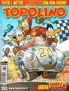 Copertina di Topolino 2754 dedicata alla storia Paperino e Bum Bum in Storie di Corse e Motori.