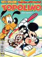 Copertina Topolino 2836 dell'autore che omaggia il corto Topolino e la foca