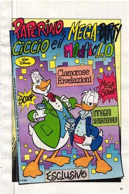 Paperino, Ciccio e il mega-party modaiolo