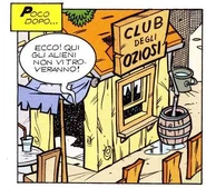 Sede del club in Paperino e la pigrizia... a doppio taglio