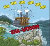 Il battello prende il volo