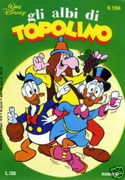 La copertina degli Albi di Topolino n° 1284 dedicata alla storia.