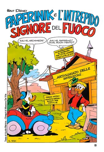 Paperinik E L Intrepido Signore Del Fuoco Paperpedia Wiki Fandom