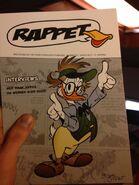 Gedeone di Daan Jippes colorato, pubblicato come copertina sulla fanzine danese "Rappet"